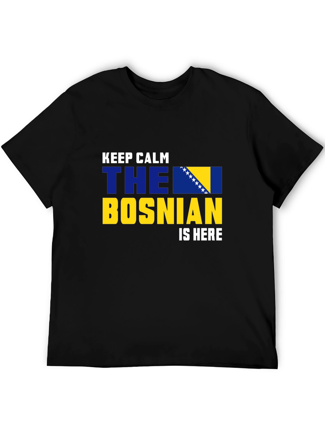 Keep Calm Bosnian Flag T-Shirt