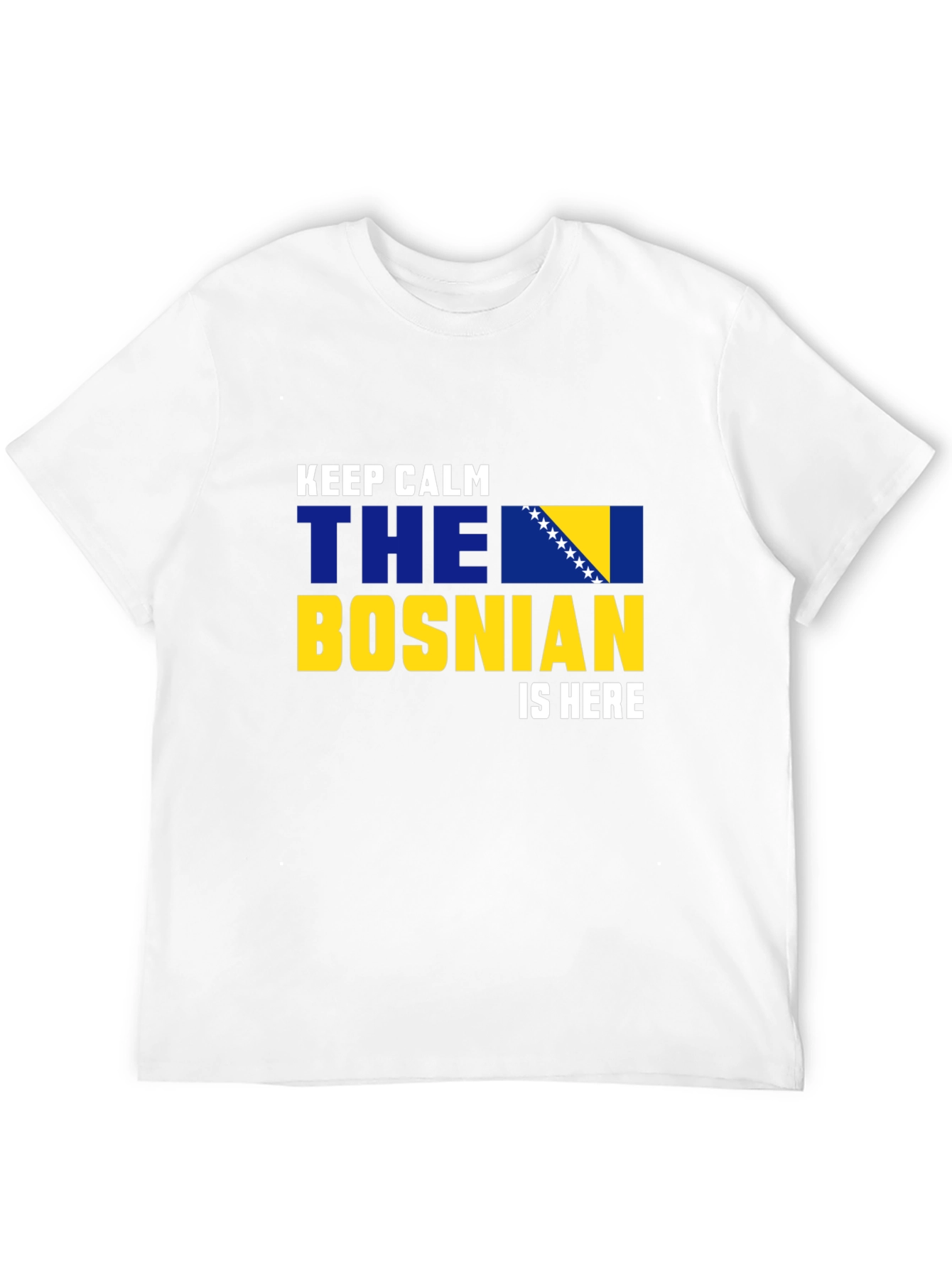 Keep Calm Bosnian Flag T-Shirt