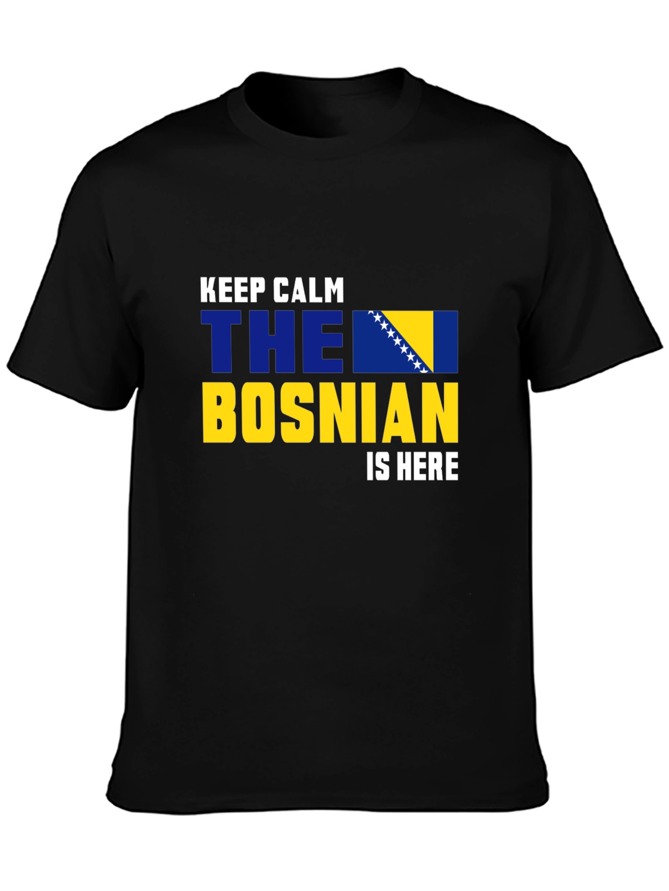 Keep Calm Bosnian Flag T-Shirt
