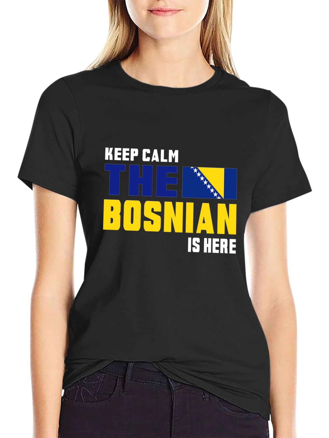 Keep Calm Bosnian Flag T-Shirt