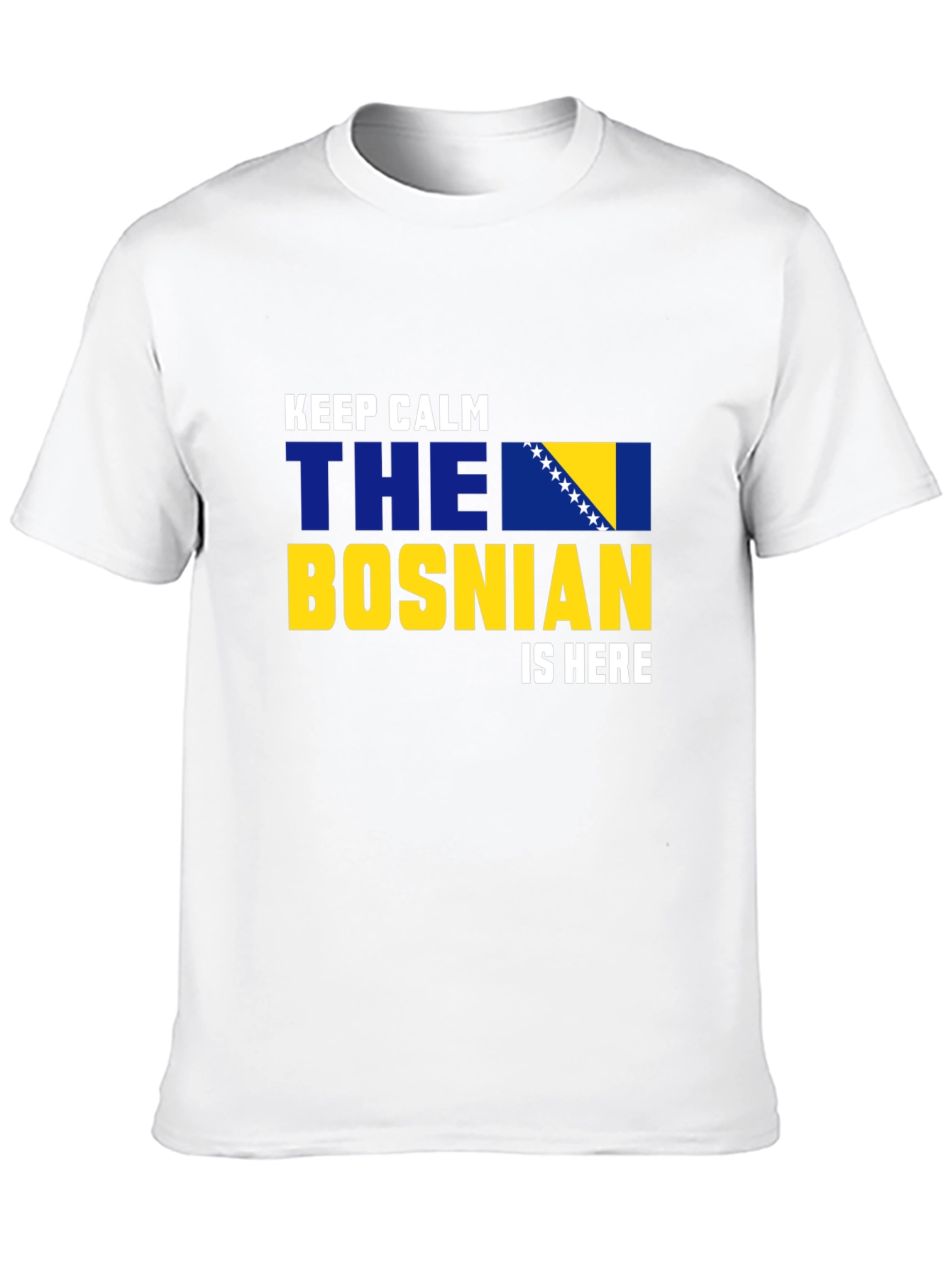Keep Calm Bosnian Flag T-Shirt