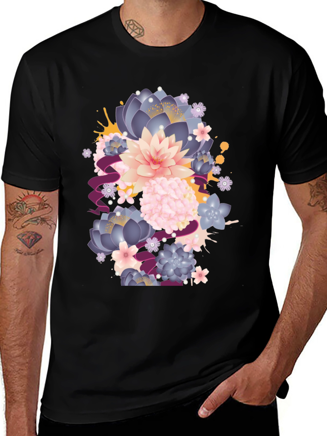 Floral Graphic T-Shirt - Stylish Comfort