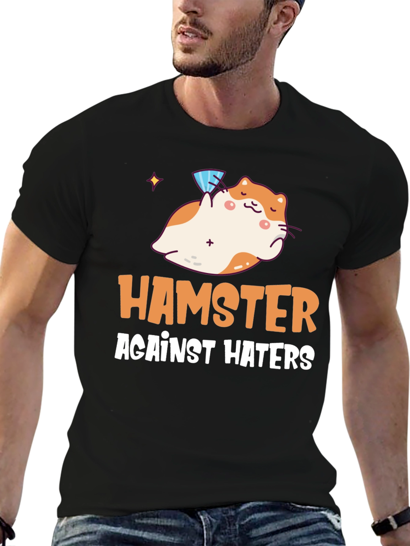 Hamster Against Haters Graphic Tee
