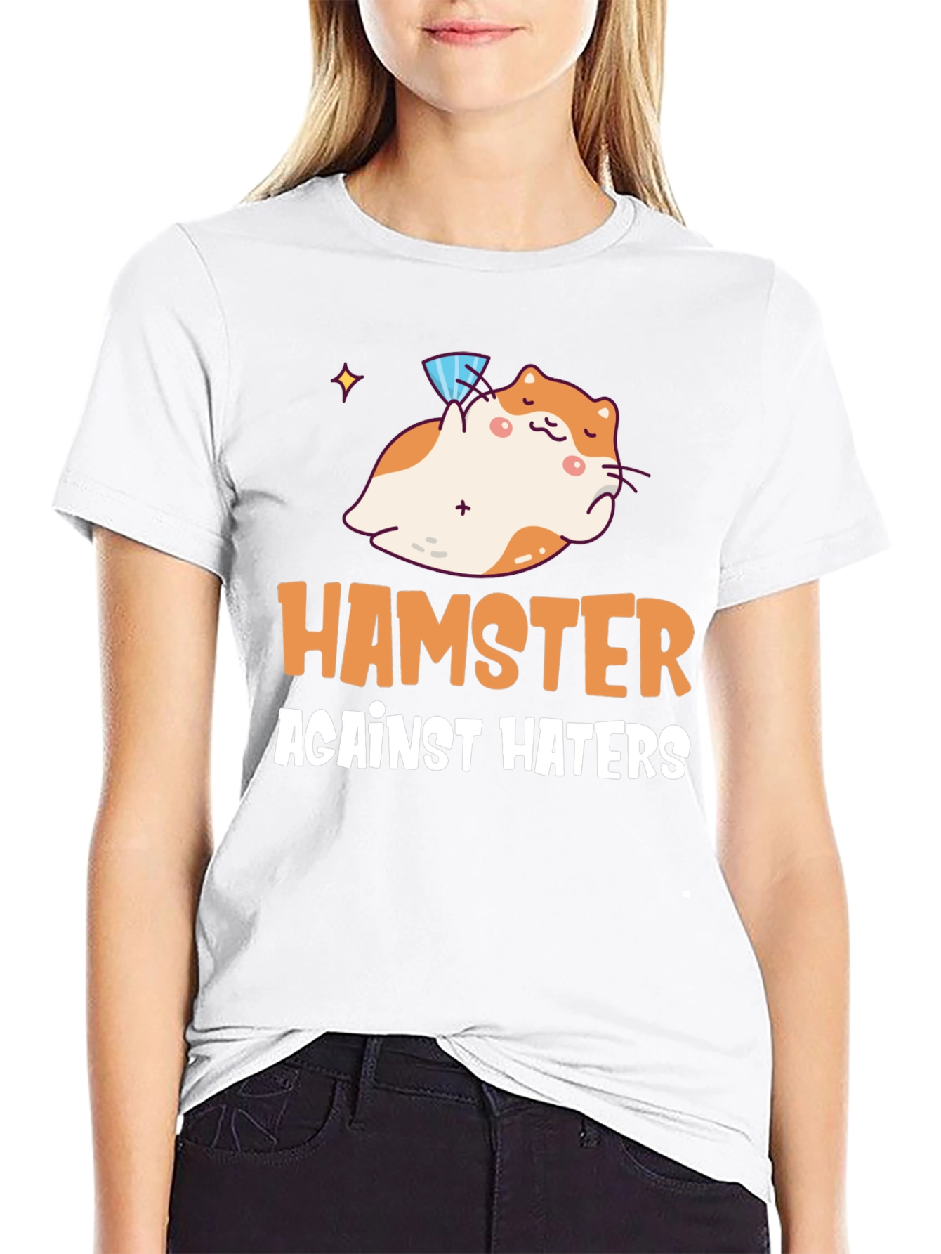 Hamster Against Haters Graphic Tee