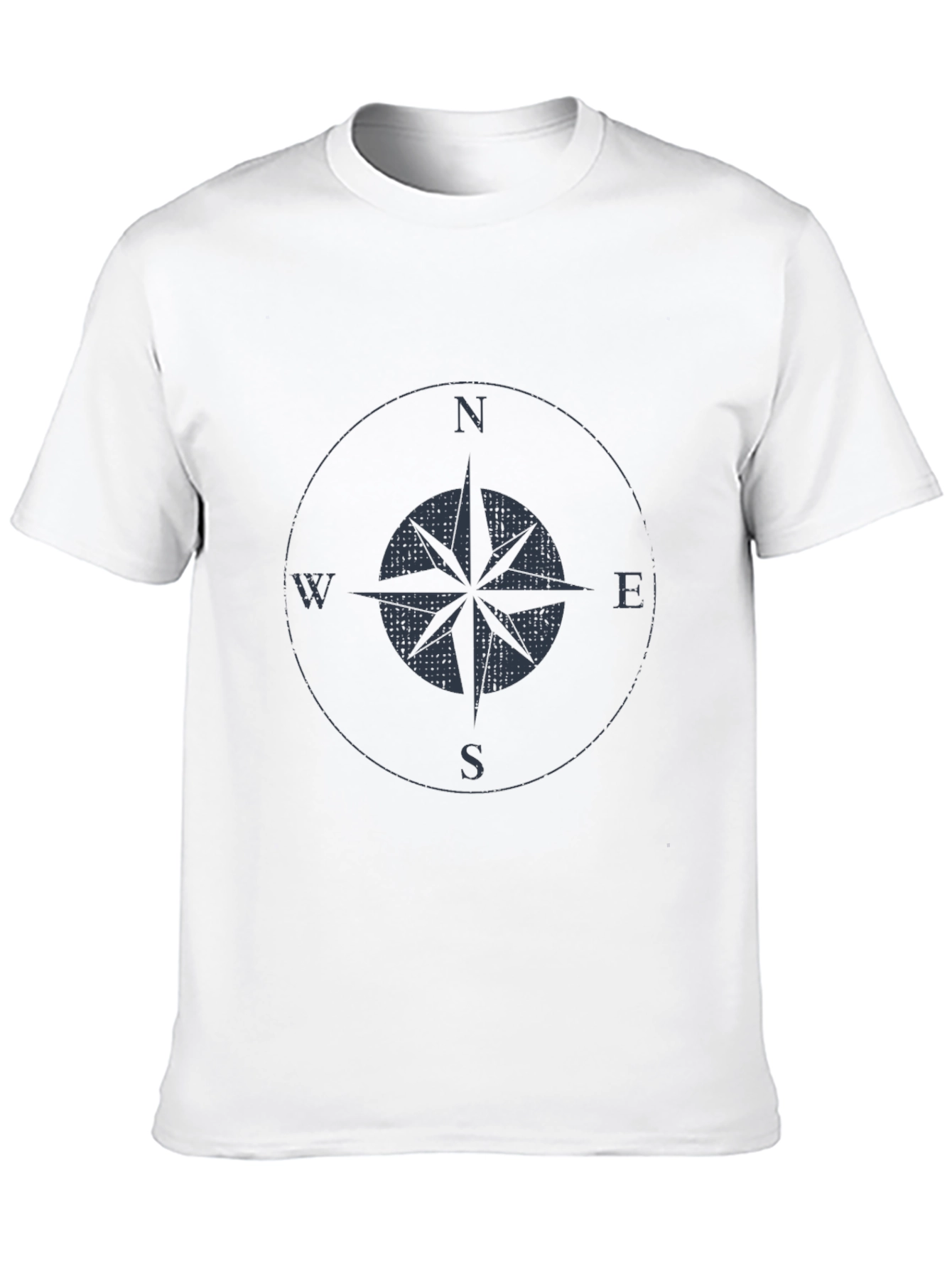 Compass Rose Graphic Tee - Mens Black Shirt