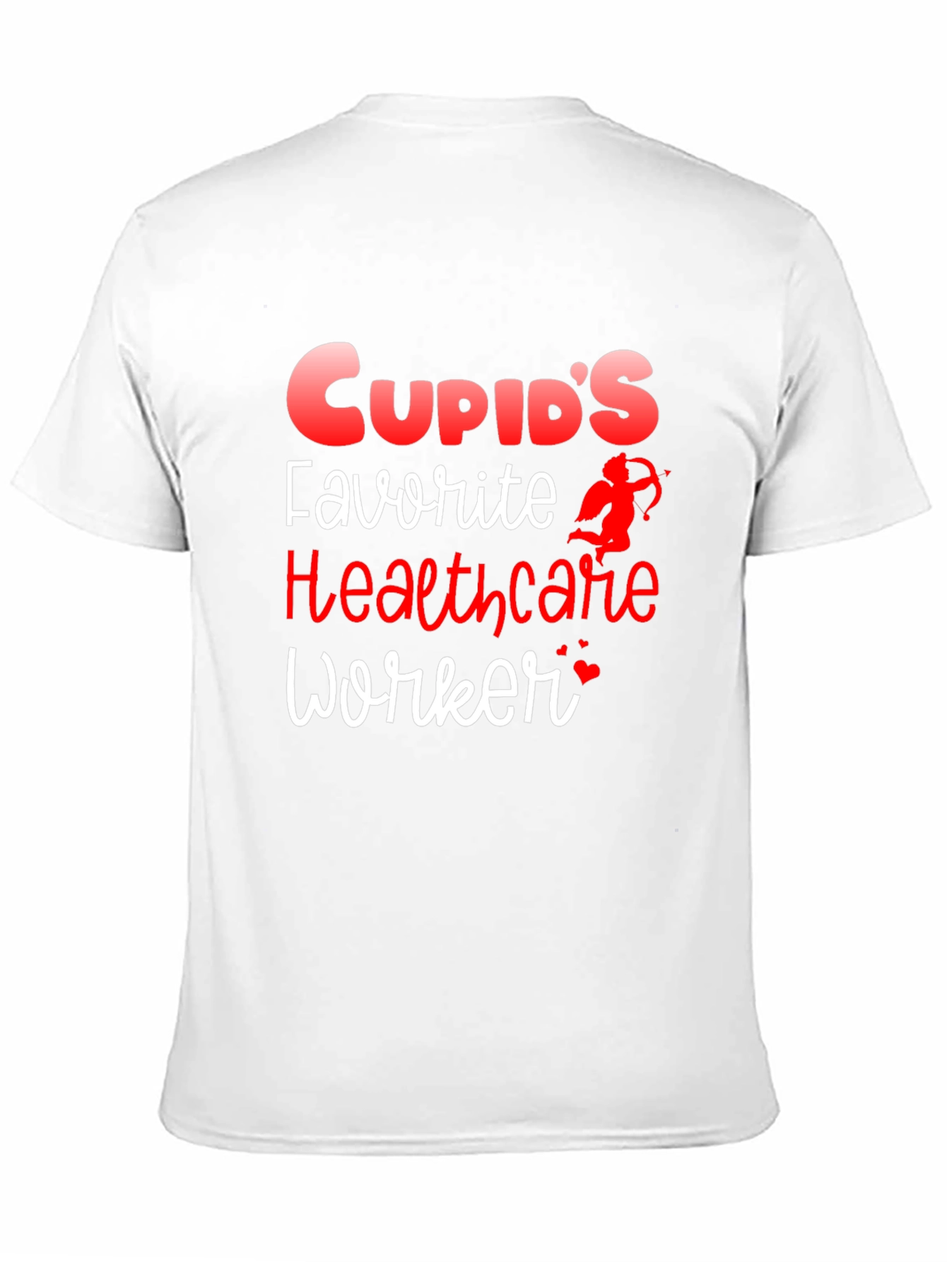 Cupids Favorite Healthcare Worker Valentines Day T-Shirt