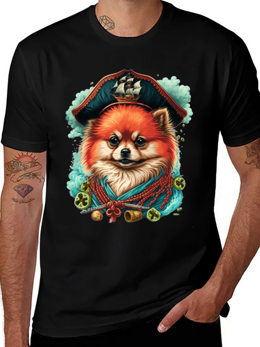 Pirate Dog T-Shirt - Pomeranian Pirate