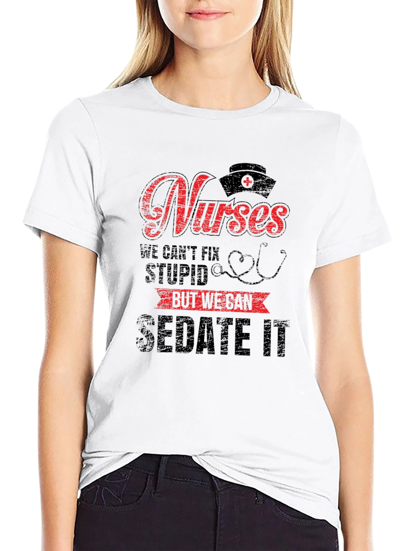 Funny Nurse T-Shirt - We Can Sedate It