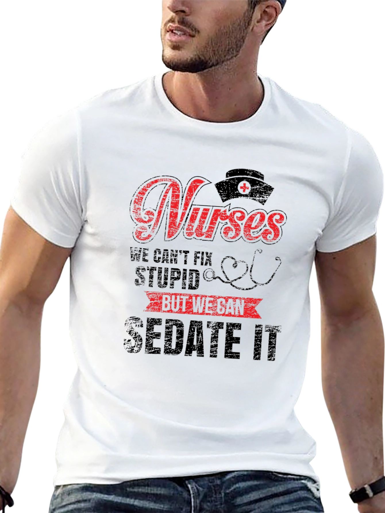 Funny Nurse T-Shirt - We Can Sedate It