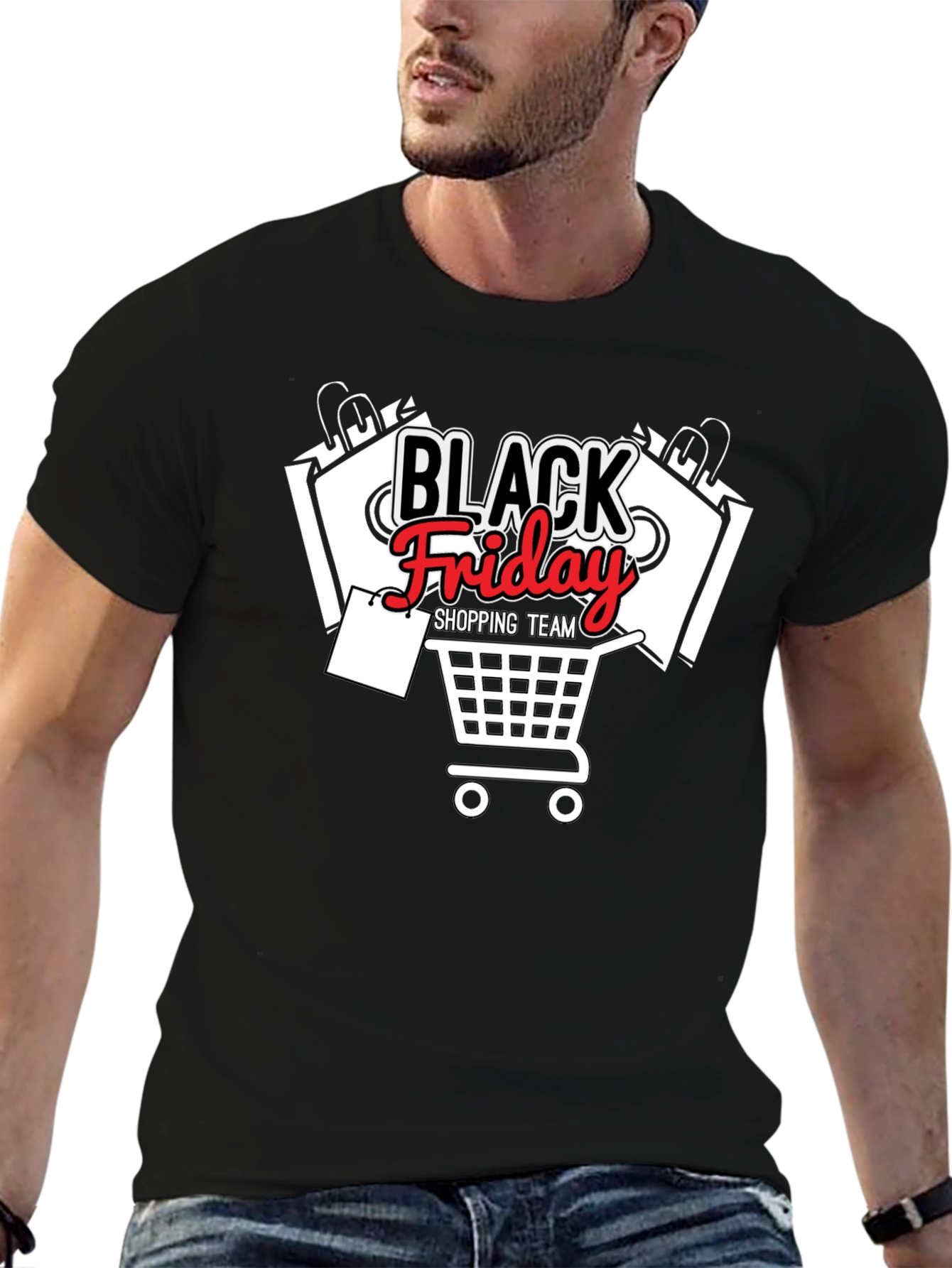 Black Friday Shopping Team Graphic T-Shirt