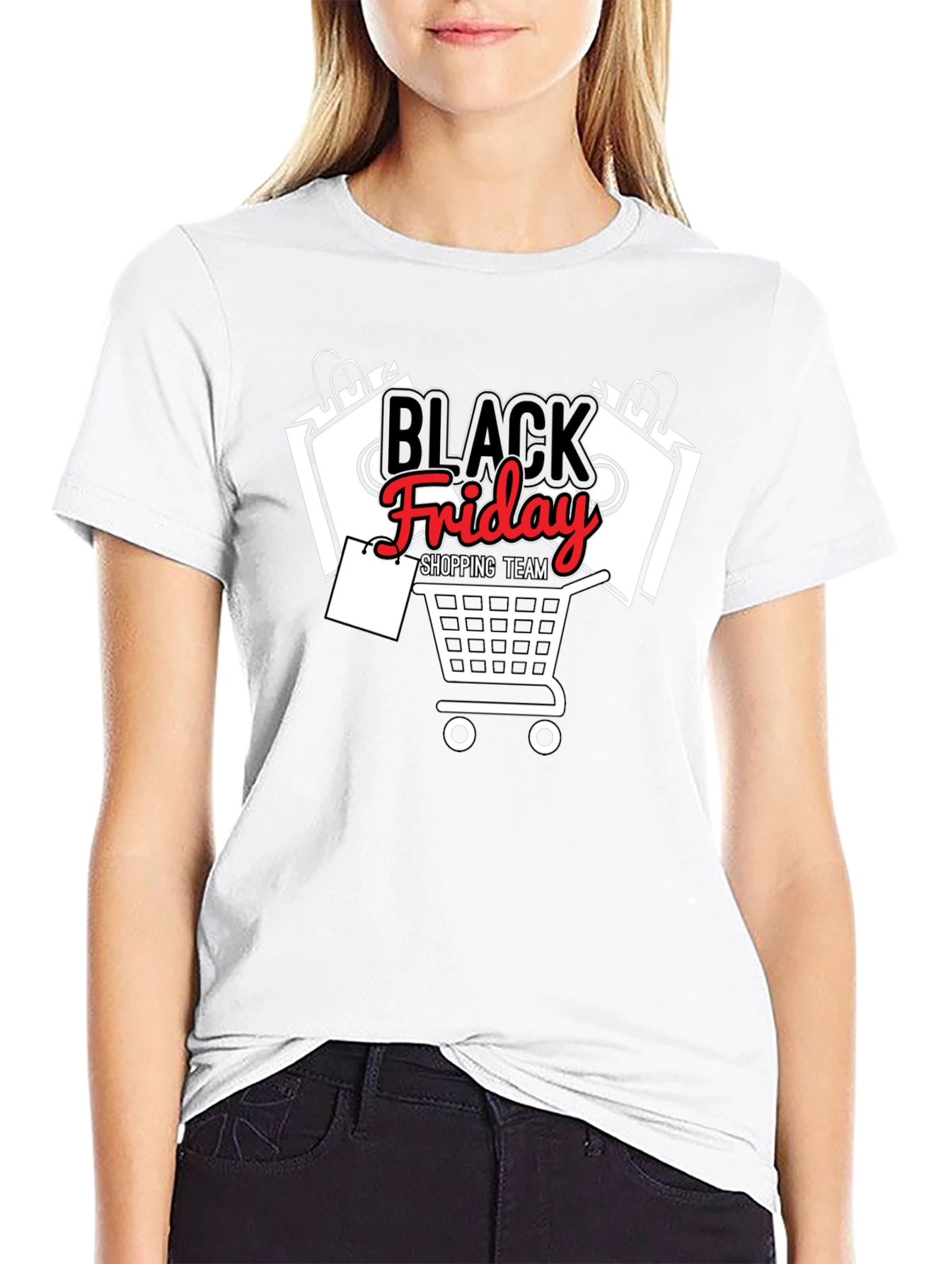 Black Friday Shopping Team Graphic T-Shirt