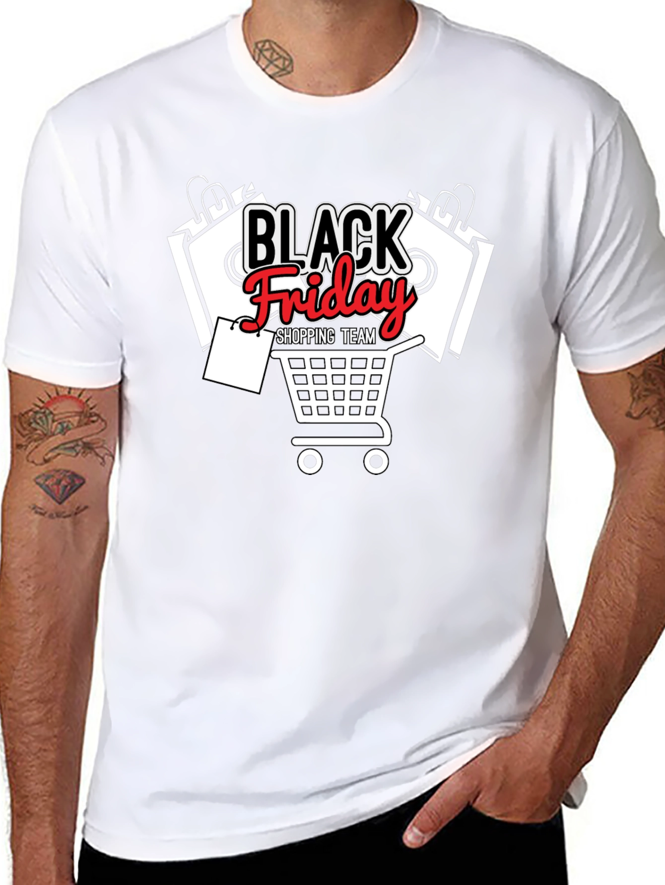 Black Friday Shopping Team Graphic T-Shirt