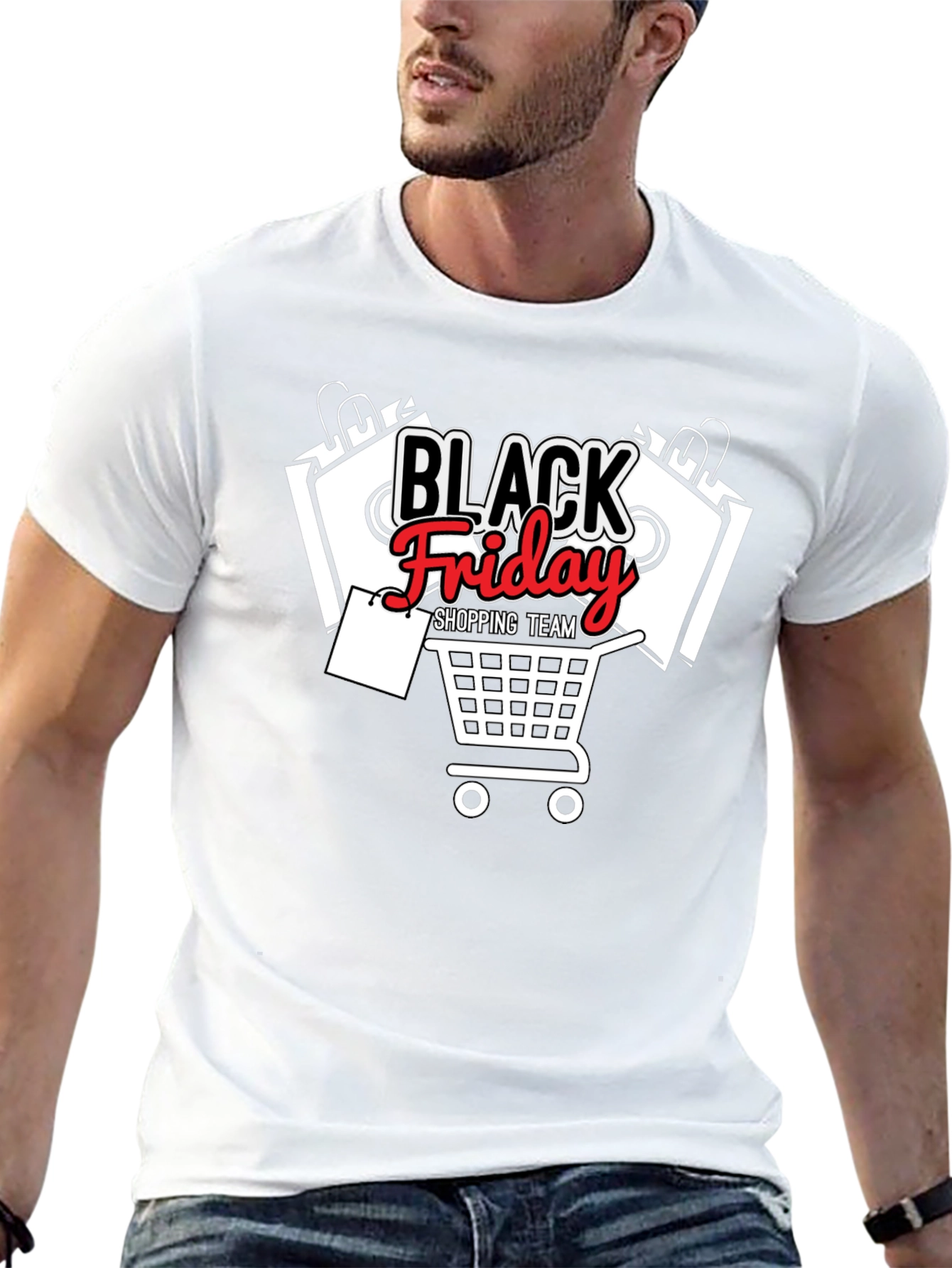 Black Friday Shopping Team Graphic T-Shirt