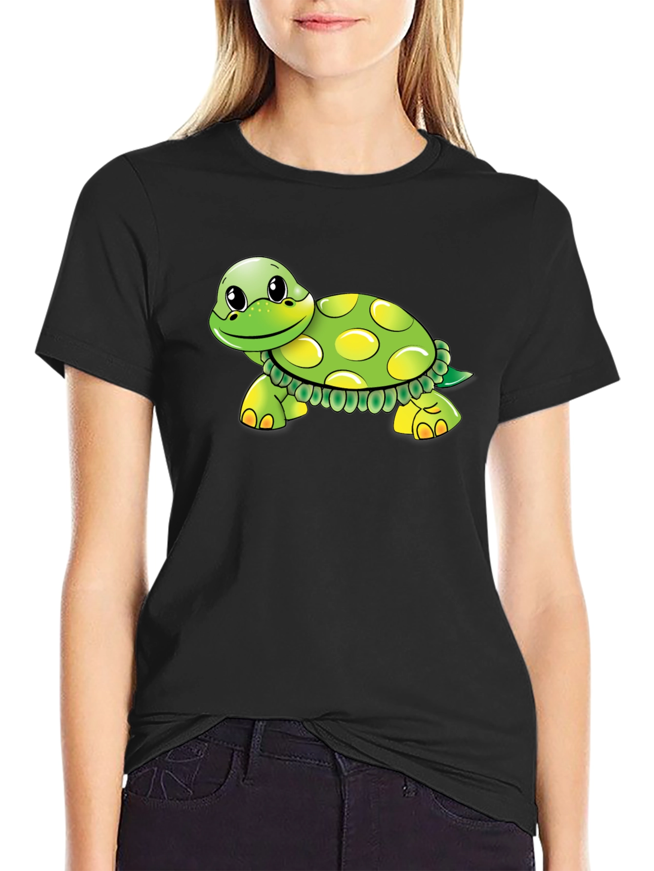 Turtle Graphic Tee - Soft Cotton Blend