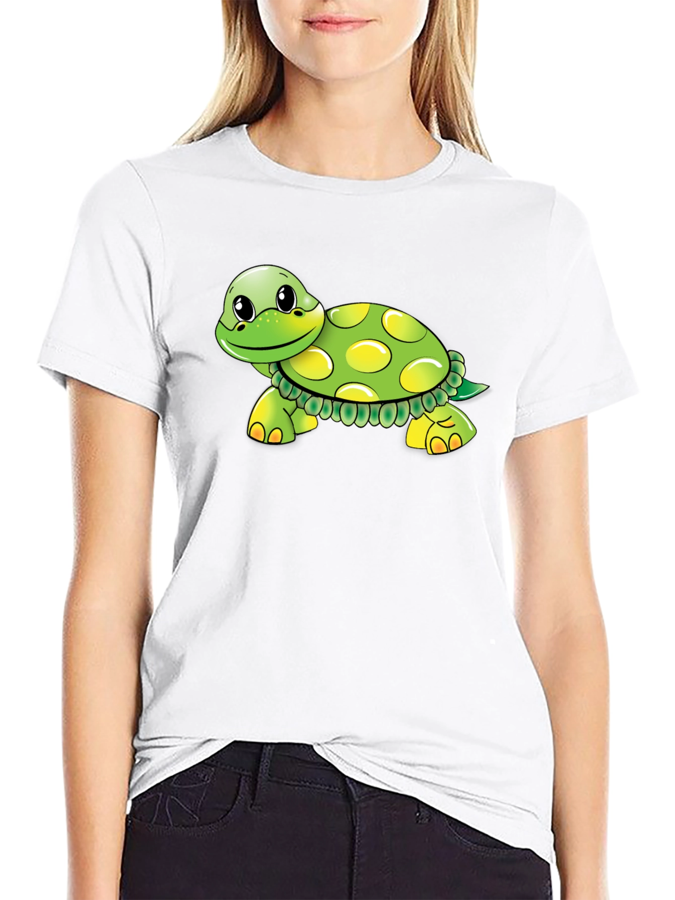 Turtle Graphic Tee - Soft Cotton Blend