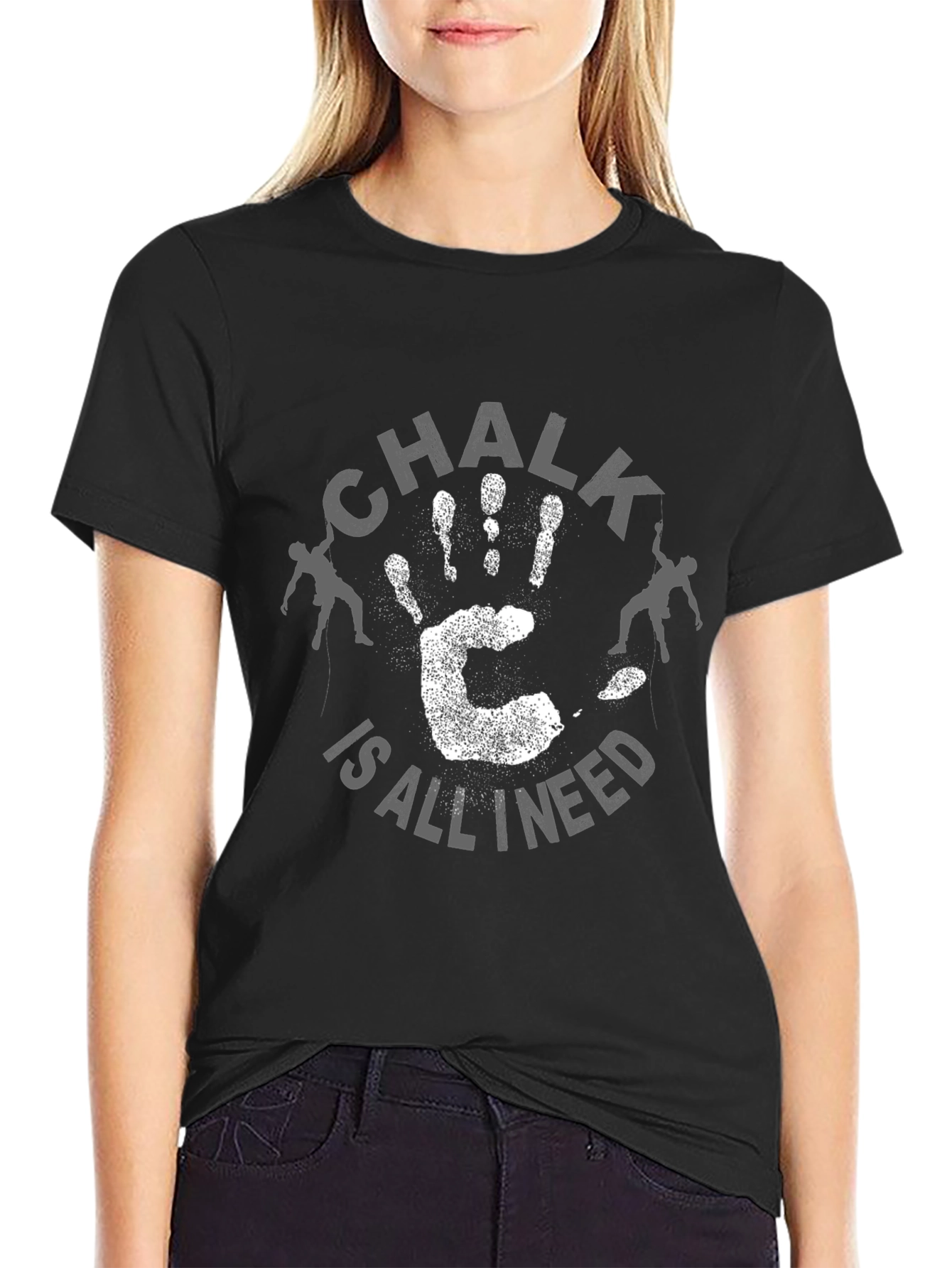 Chalk is All I Need Rock Climbing T-Shirt