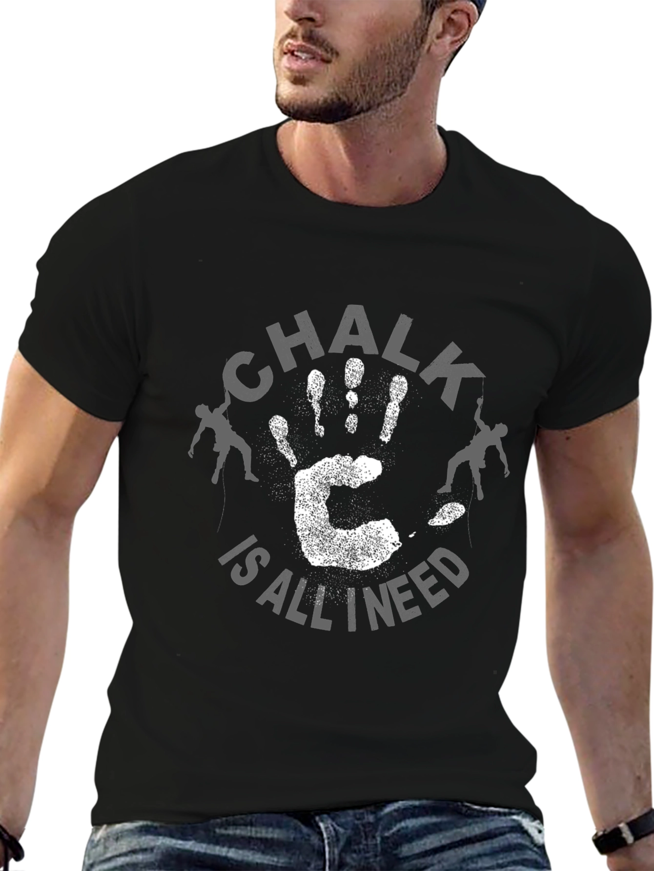 Chalk is All I Need Rock Climbing T-Shirt