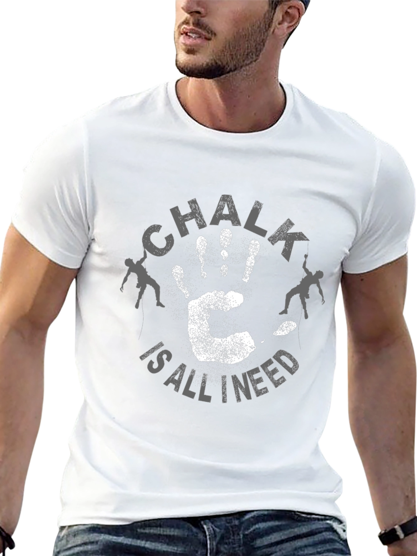 Chalk is All I Need Rock Climbing T-Shirt