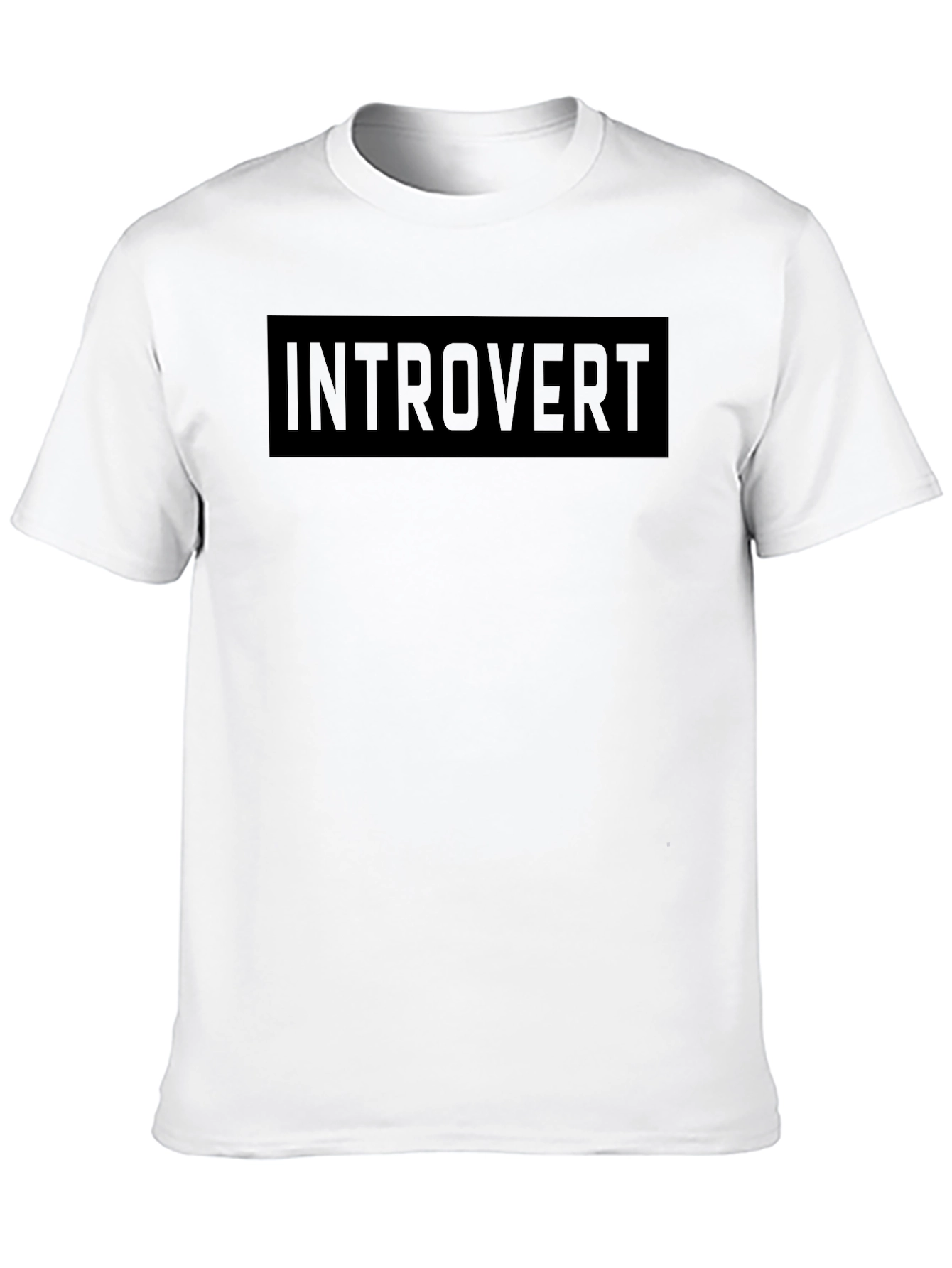 Introvert Graphic Tee - Soft Cotton Blend