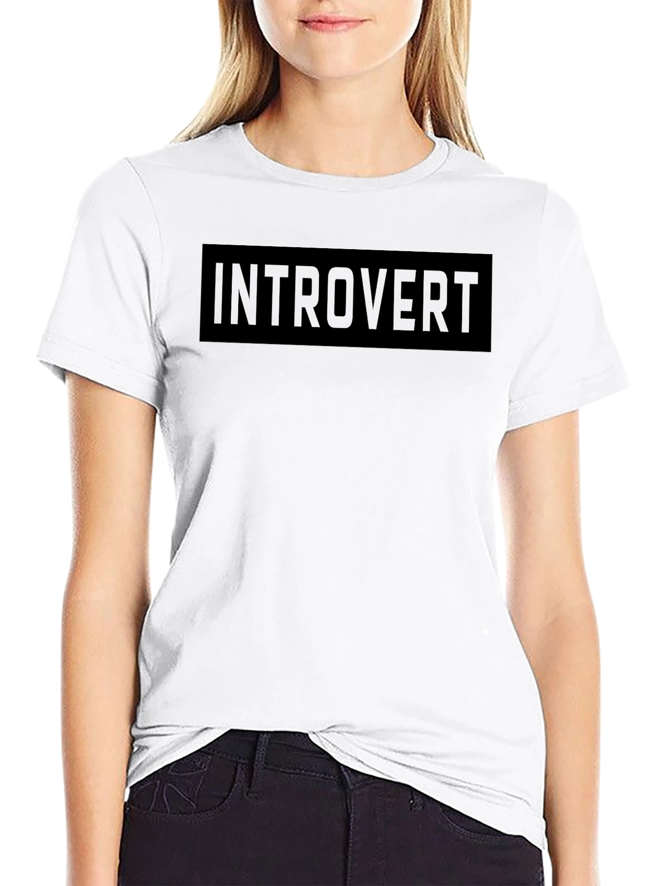 Introvert Graphic Tee - Soft Cotton Blend