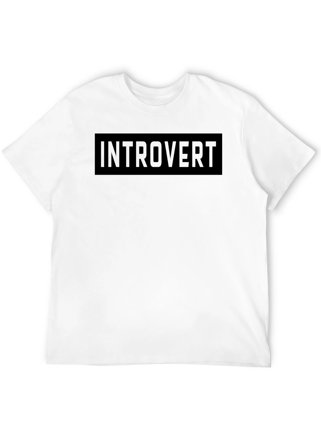 Introvert Graphic Tee - Soft Cotton Blend