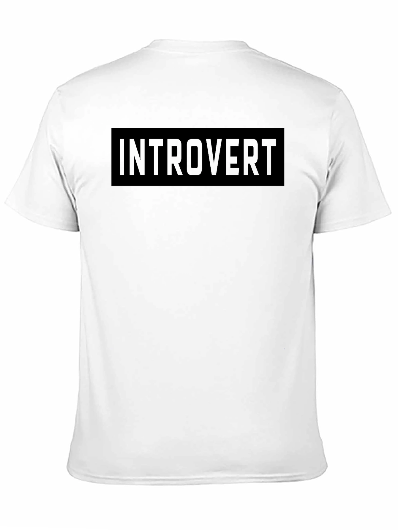 Introvert Graphic Tee - Soft Cotton Blend