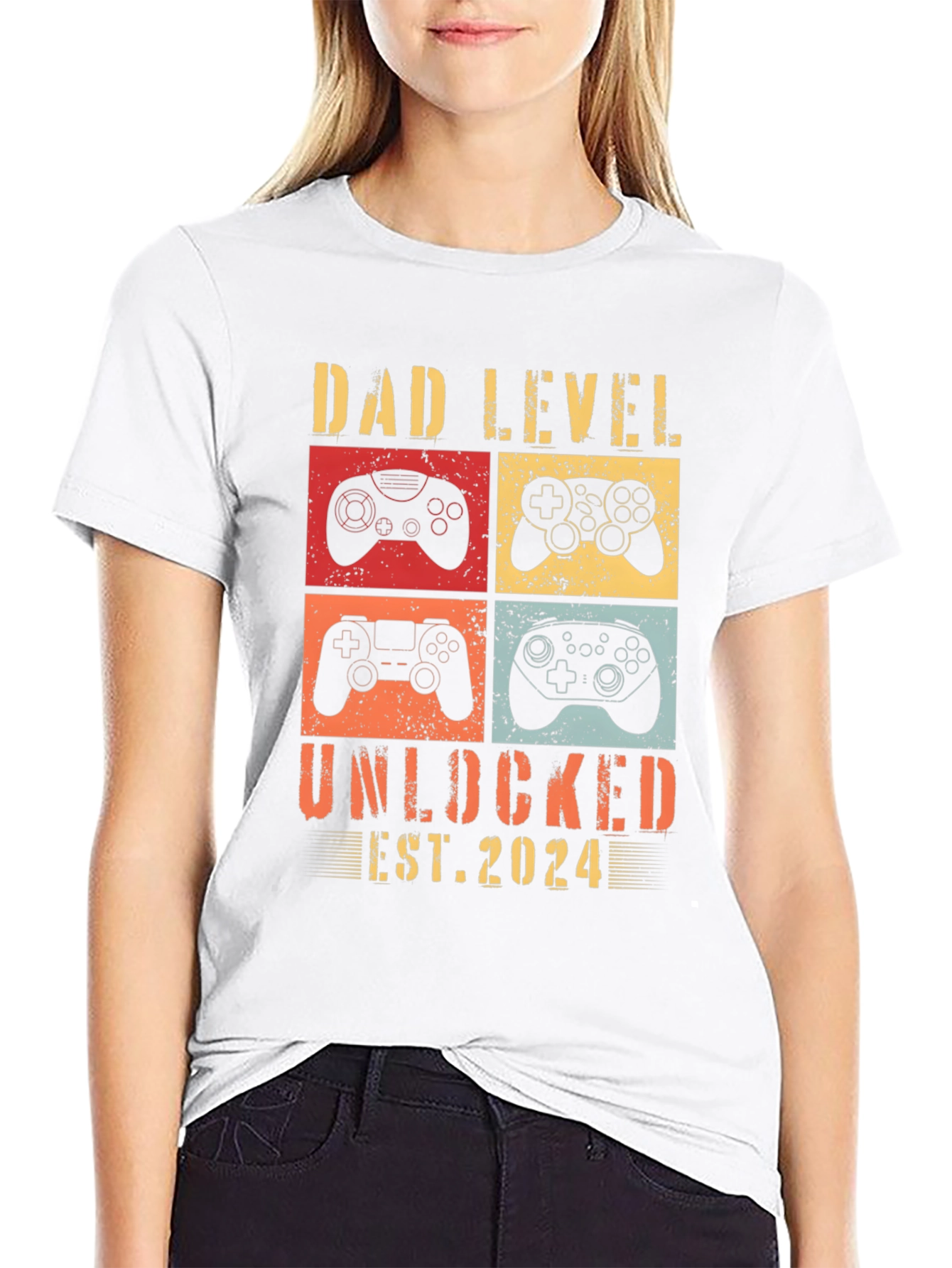 Dad Level Unlocked 2024 T-Shirt