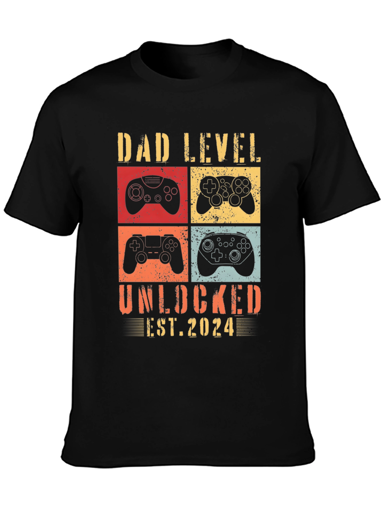 Dad Level Unlocked 2024 T-Shirt