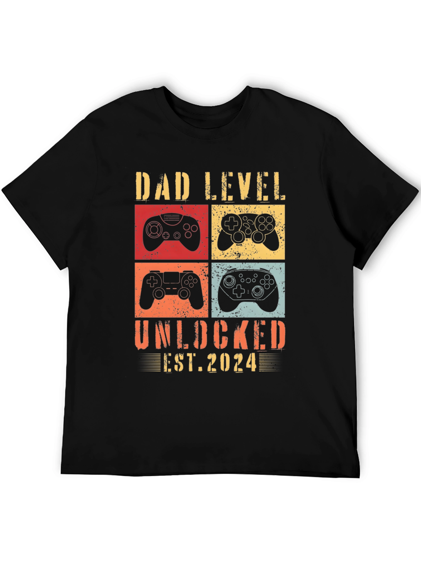 Dad Level Unlocked 2024 T-Shirt