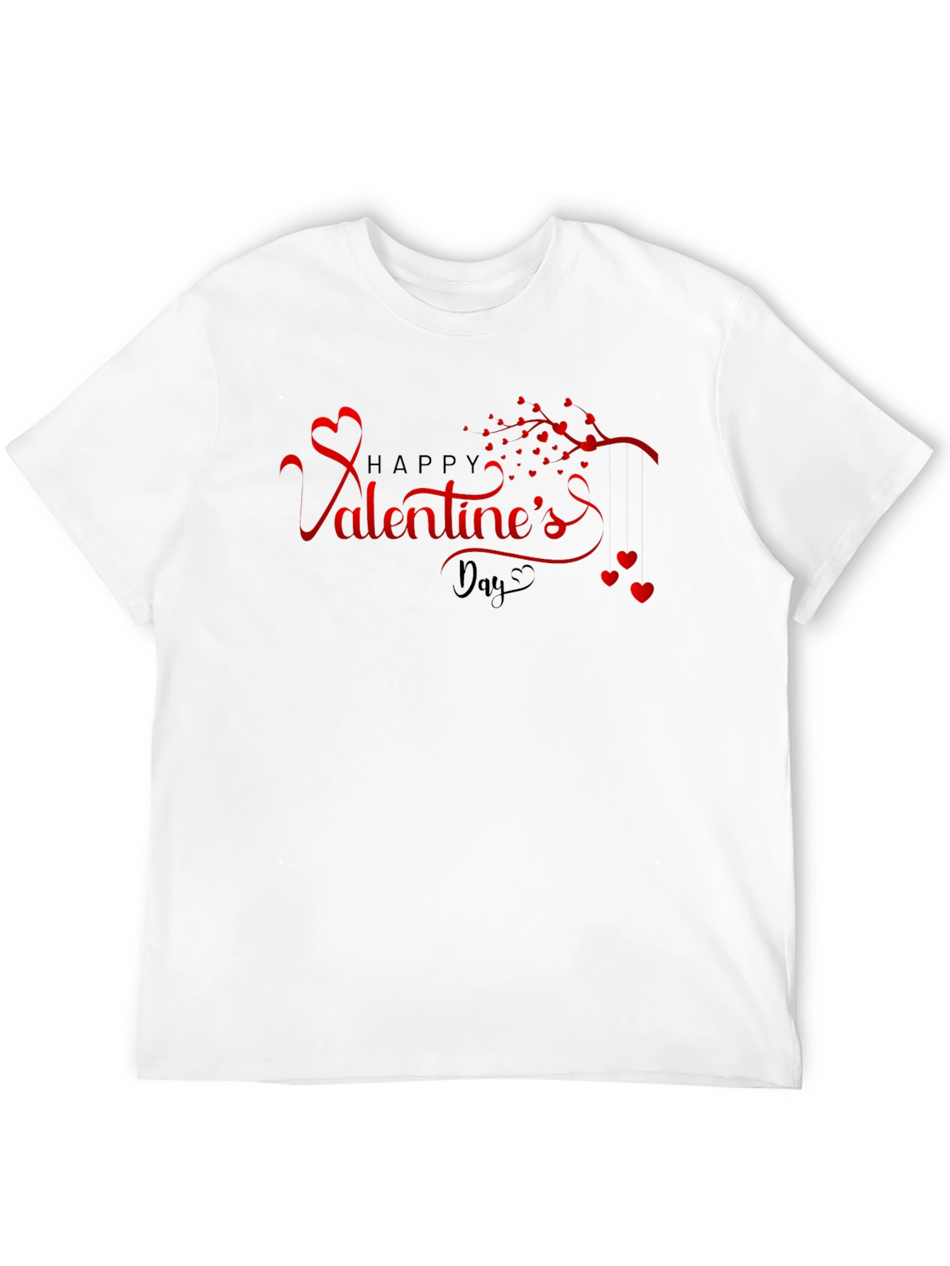 Valentines Day Black T-Shirt