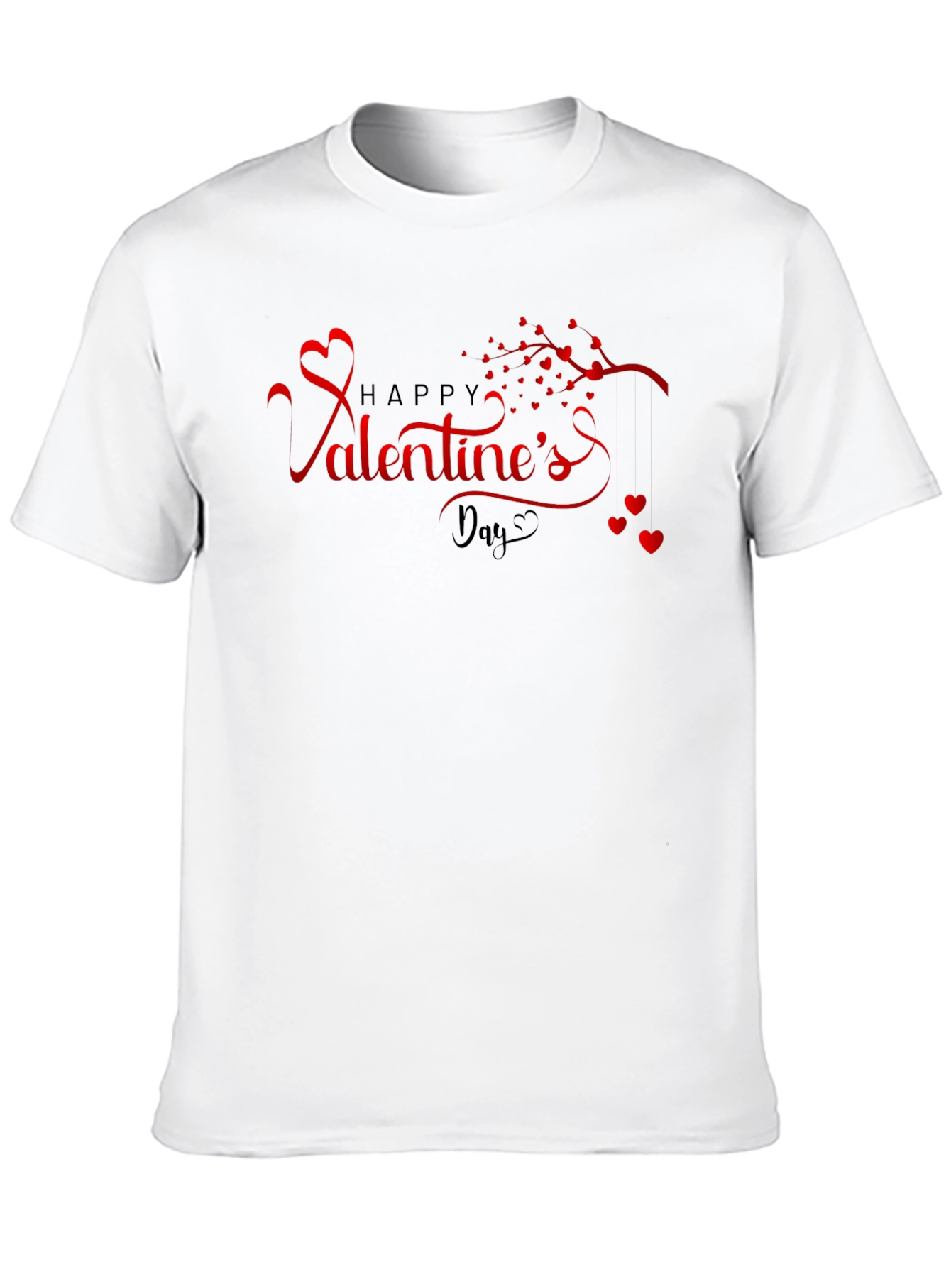 Valentines Day Black T-Shirt