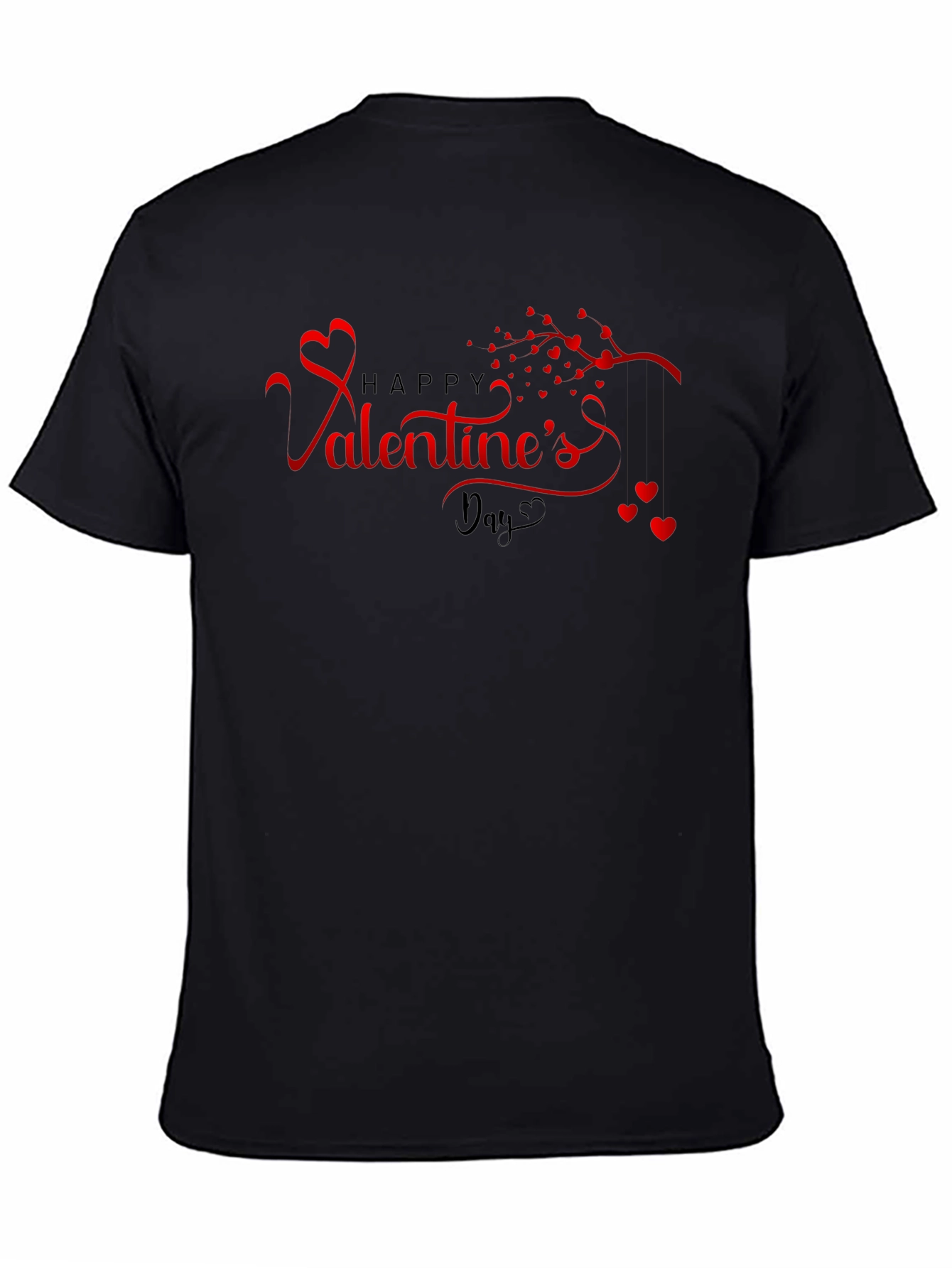 Valentines Day Black T-Shirt