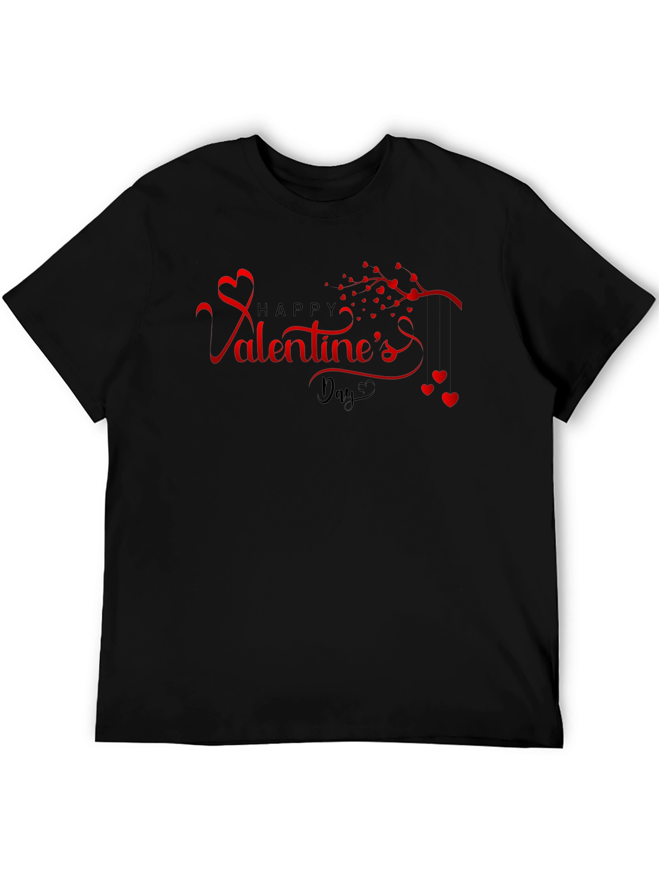 Valentines Day Black T-Shirt