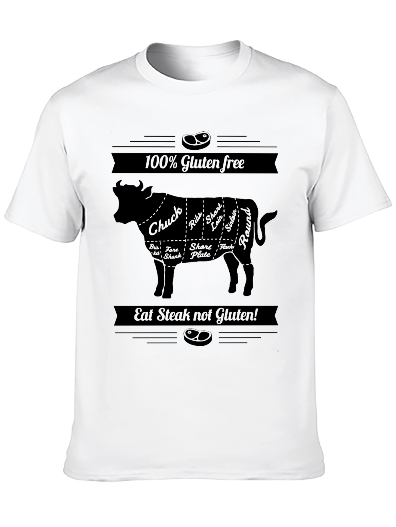 Gluten-Free Steak Lovers T-Shirt
