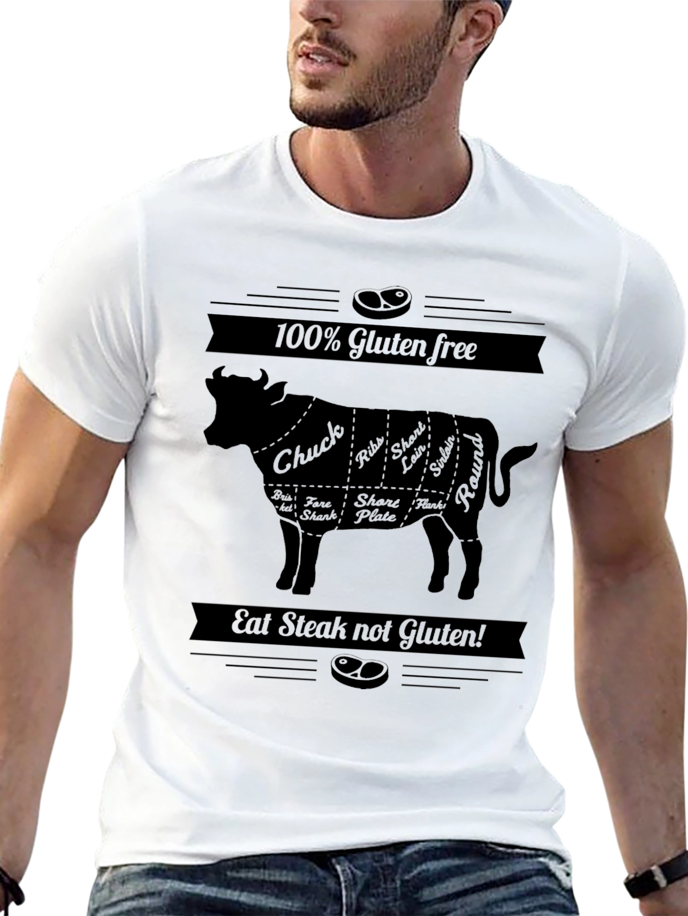 Gluten-Free Steak Lovers T-Shirt
