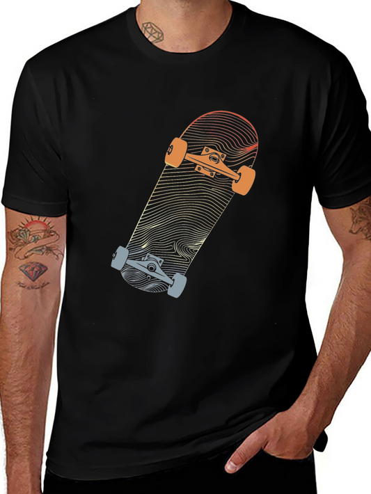 Skateboard Graphic Tee - Cool Urban Style