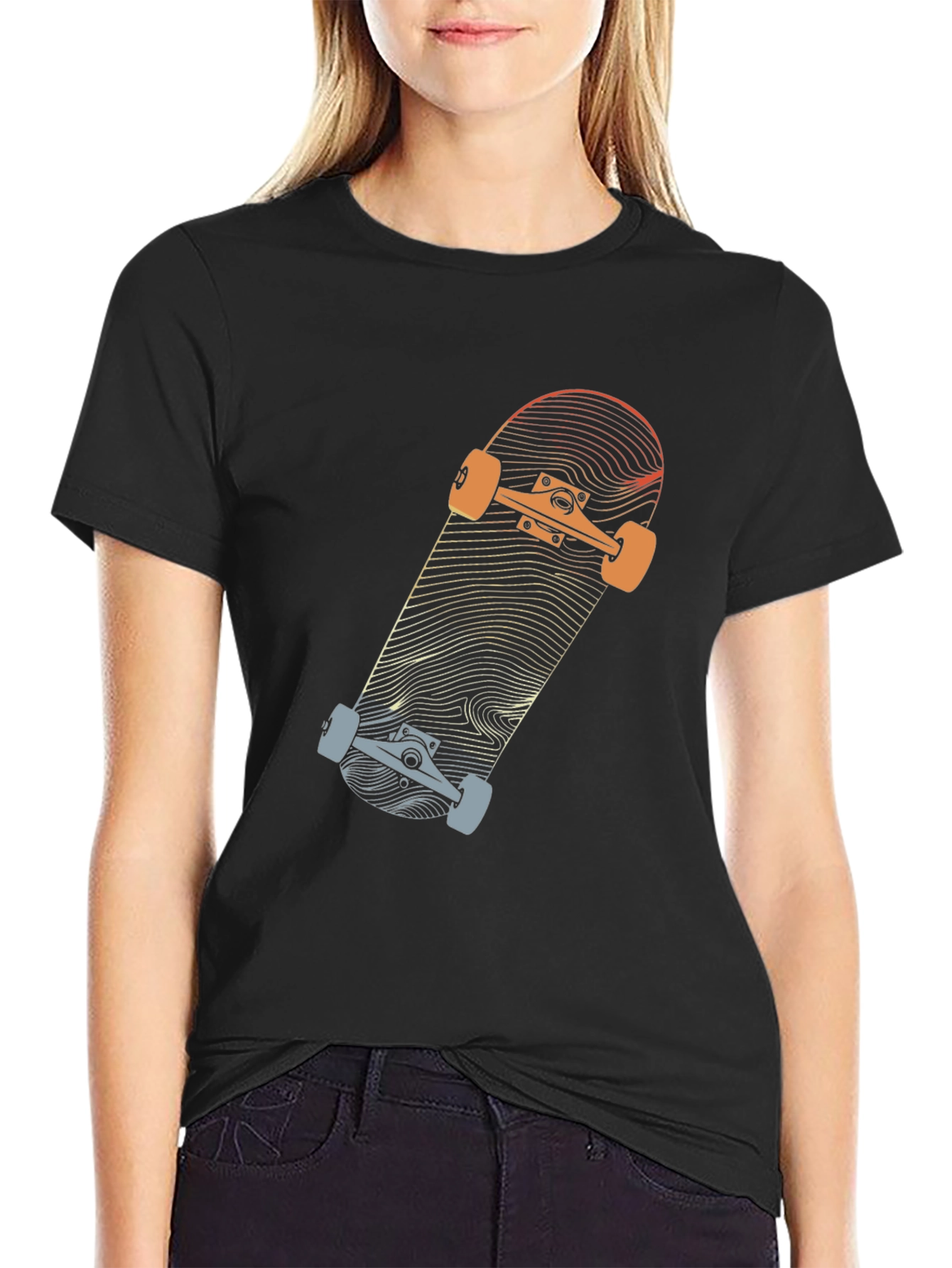 Skateboard Graphic Tee - Cool Urban Style