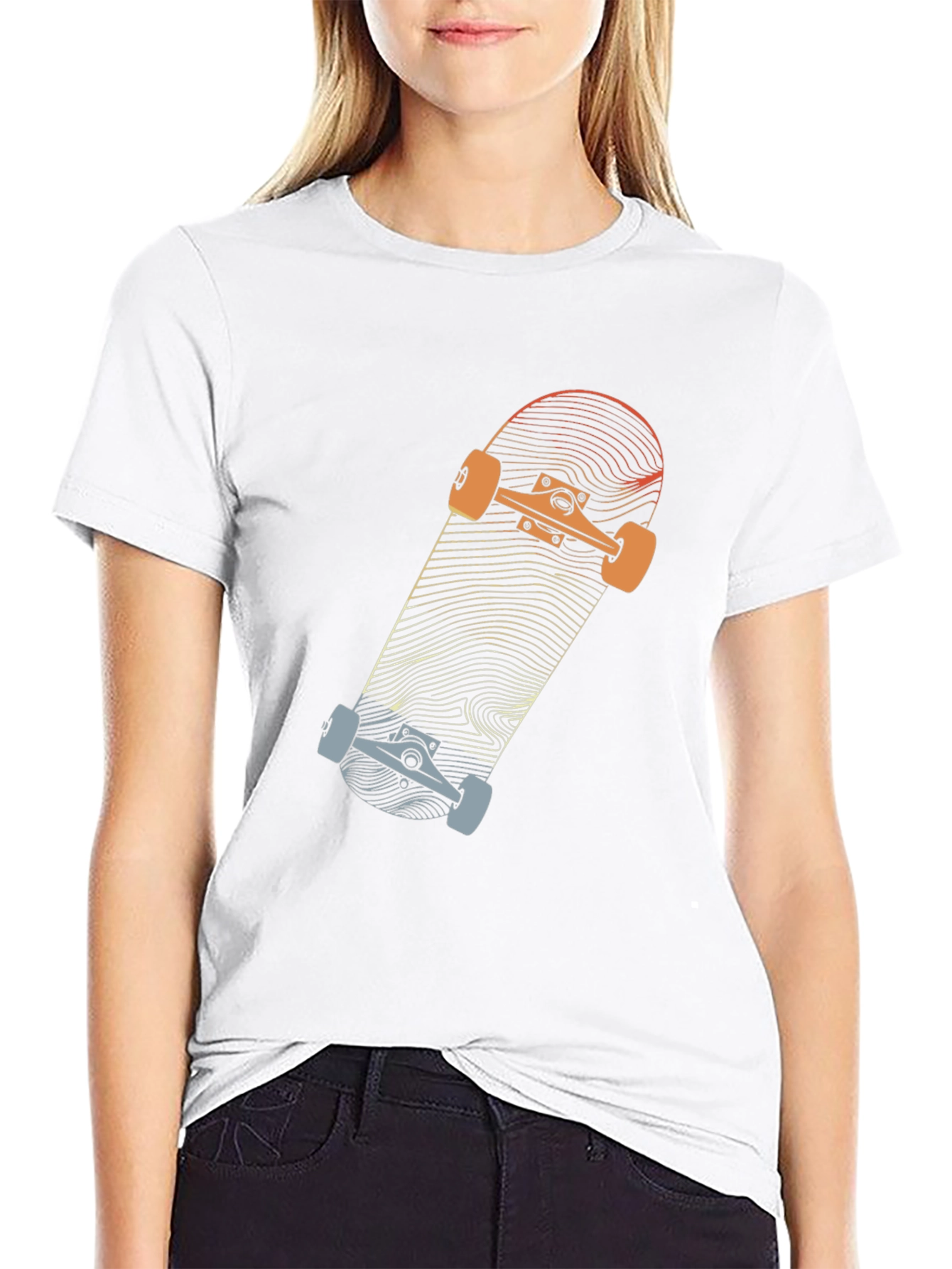 Skateboard Graphic Tee - Cool Urban Style