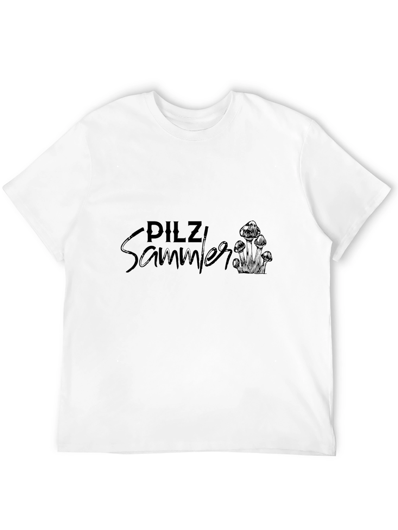 Pilz Sammler Black Graphic Tee