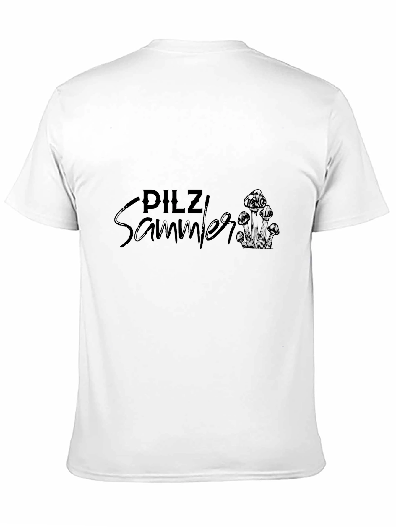 Pilz Sammler Black Graphic Tee