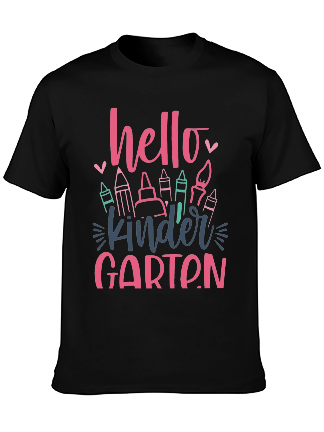 Hello Kindergarten Graphic Tee - Back to School