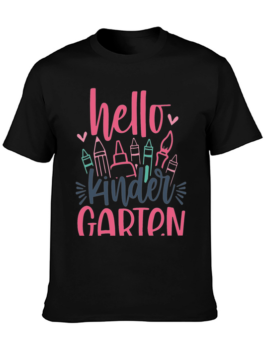 Hello Kindergarten Graphic Tee - Back to School