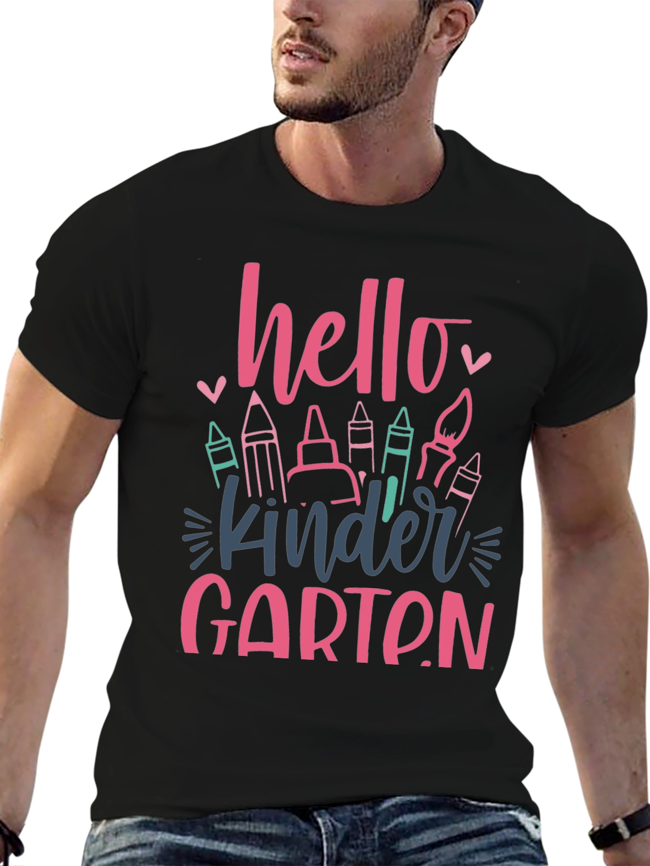 Hello Kindergarten Graphic Tee - Back to School