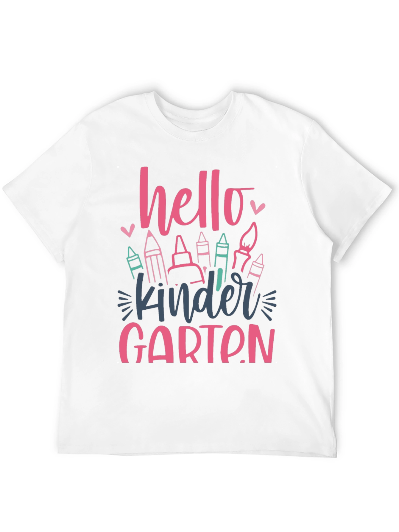 Hello Kindergarten Graphic Tee - Back to School