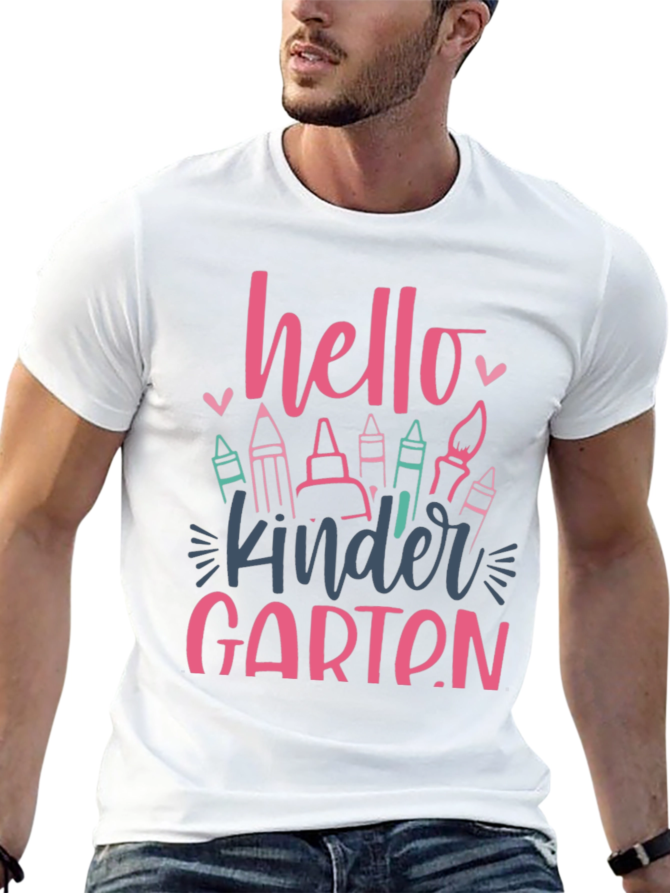 Hello Kindergarten Graphic Tee - Back to School