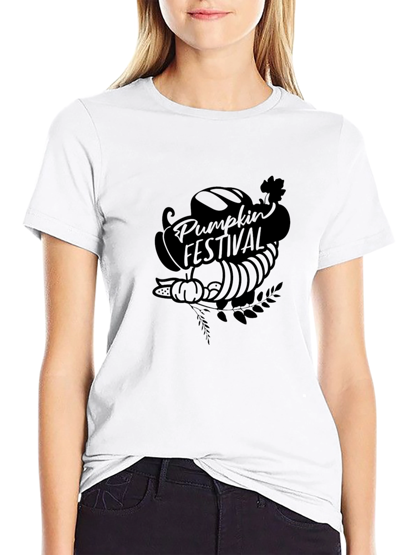 Pumpkin Festival Black Graphic Tee