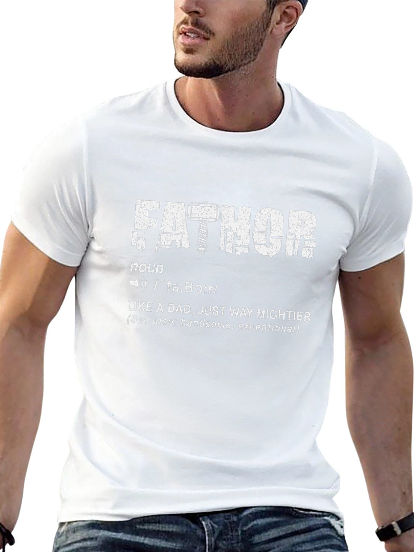 Fathor Definition T-Shirt - Like a Dad Mightier!
