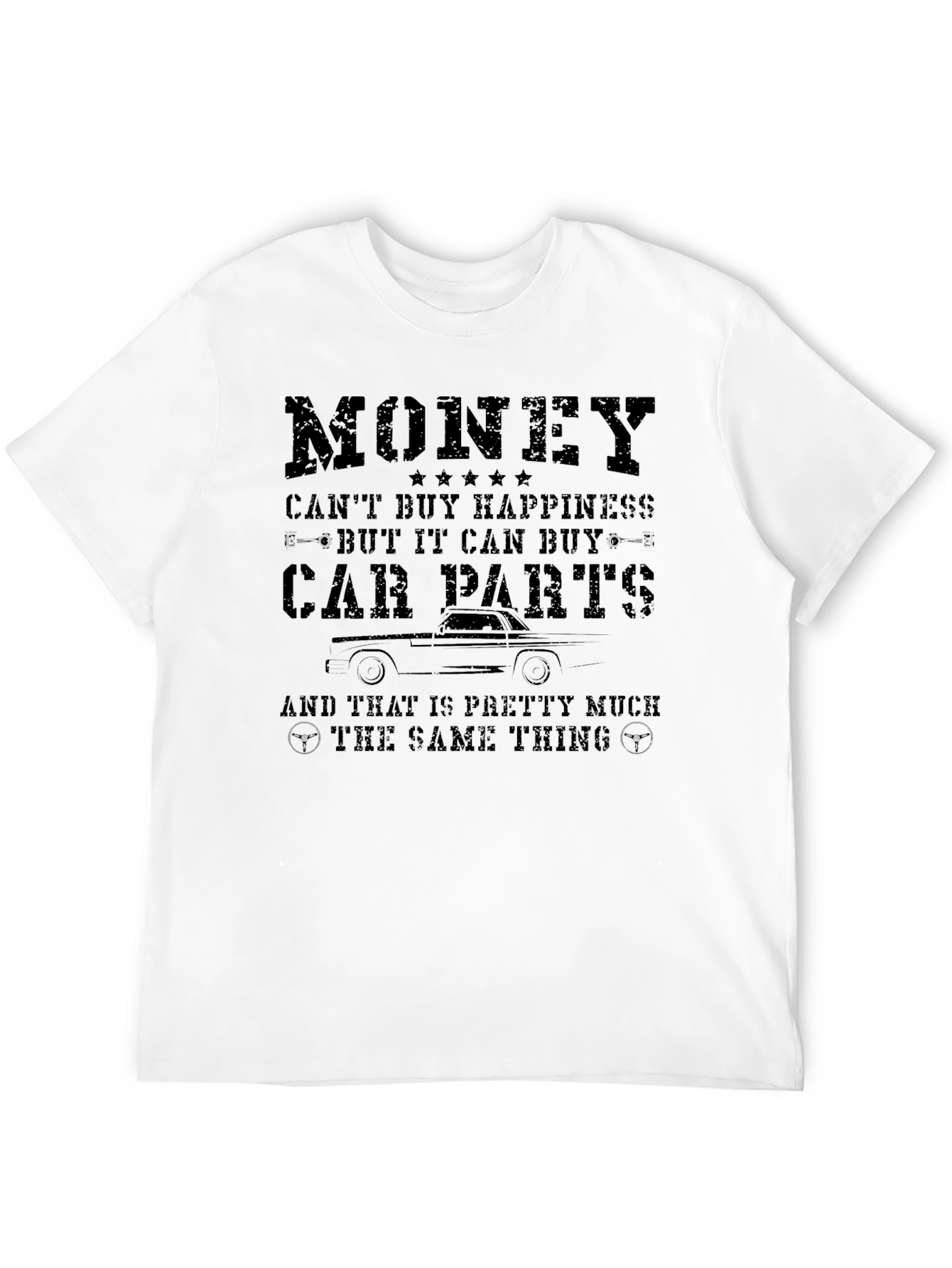 Money Car Parts T-Shirt - Funny Car Enthusiast Tee