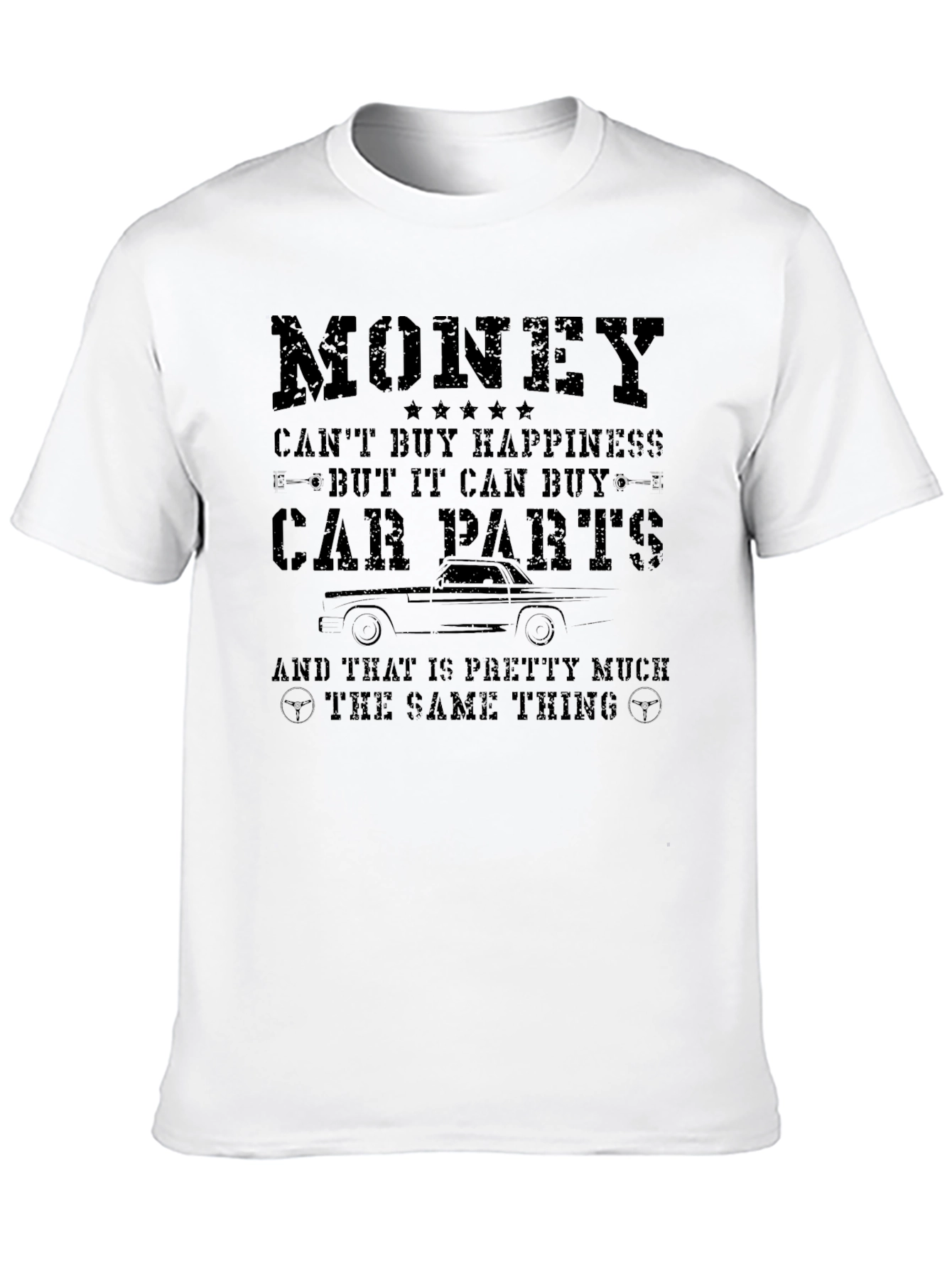 Money Car Parts T-Shirt - Funny Car Enthusiast Tee