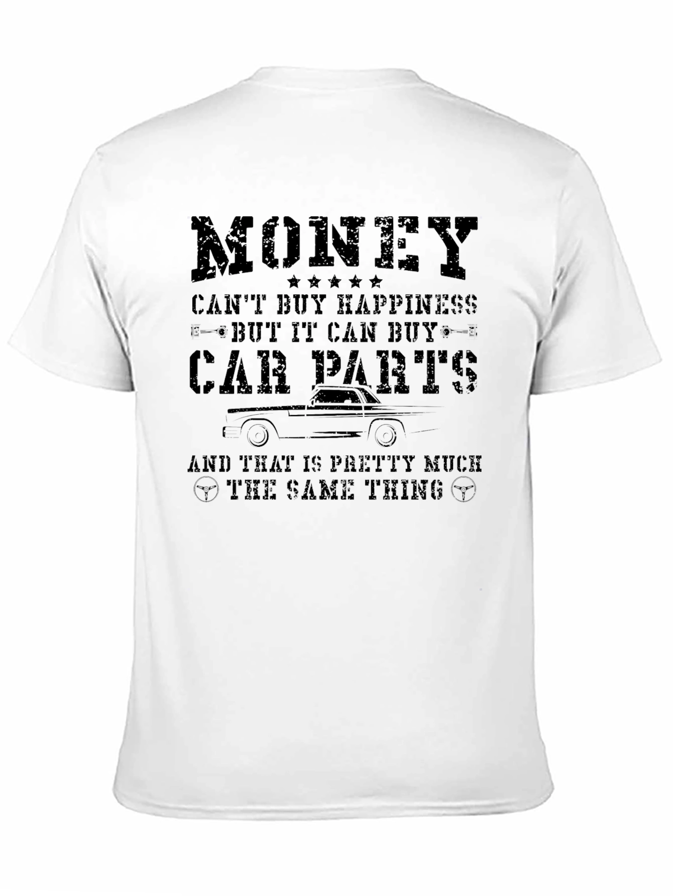 Money Car Parts T-Shirt - Funny Car Enthusiast Tee